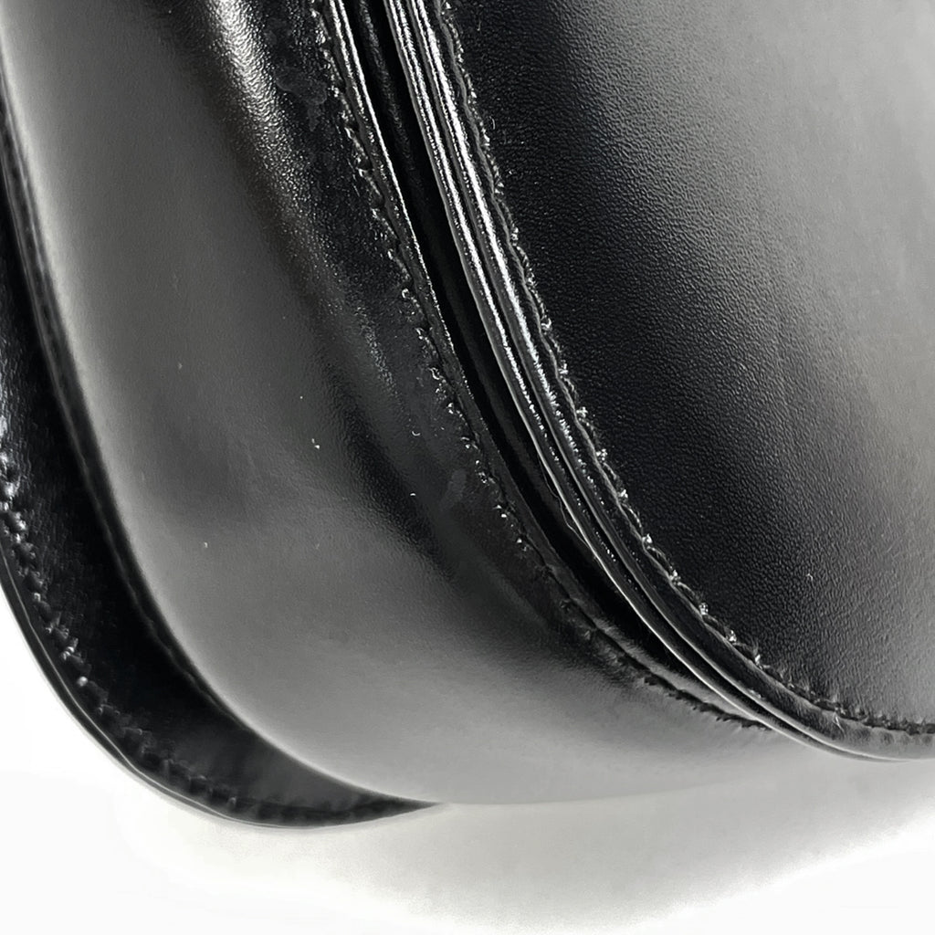 グッチ バンブー ハンドバッグ 2WAY ショルダーバッグ ハンドバッグ レザー ブラック 0002046 レディース 【中古】brbag