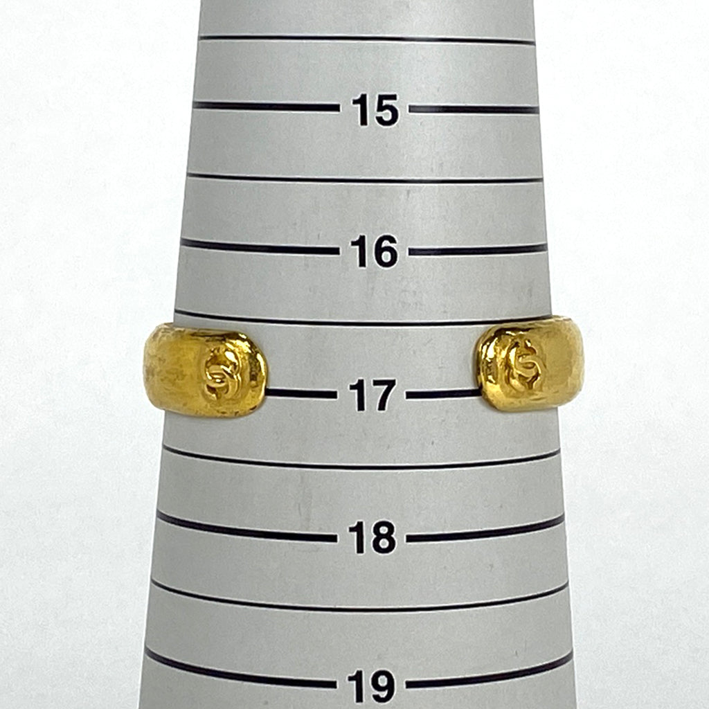 シャネル ココマーク バングル 腕輪 カラーストーン グリポア バングル GP ゴールド レディース 【中古】bracc