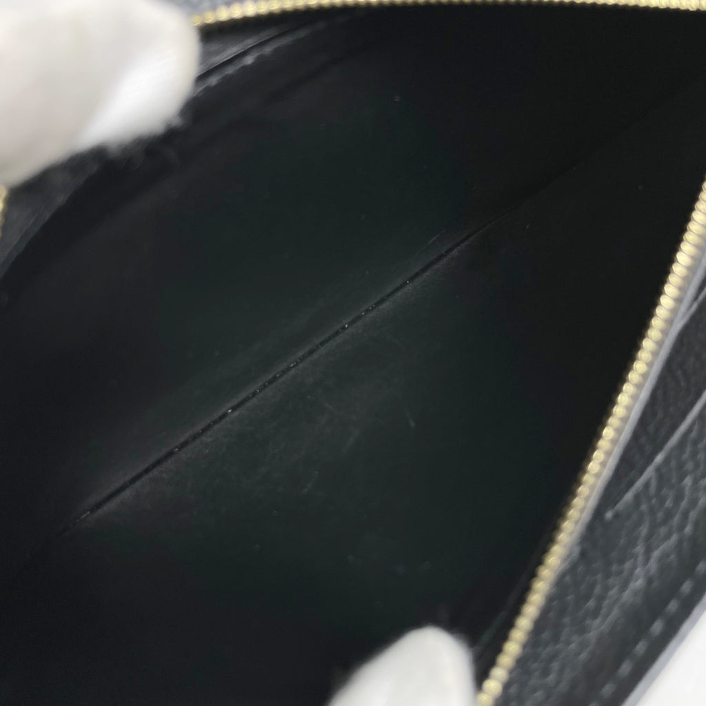 ルイ・ヴィトン ポルトフォイユ サラ バイカラー 二つ折り 長財布 モノグラムアンプラント ノワール(ブラック) ベージュ M80496 レディース 【中古】brbag