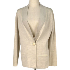 エルメス Hロゴ カーディガン メンズ トップス カーディガン ベージュ レディース ブランドアパレル 【中古】brapp