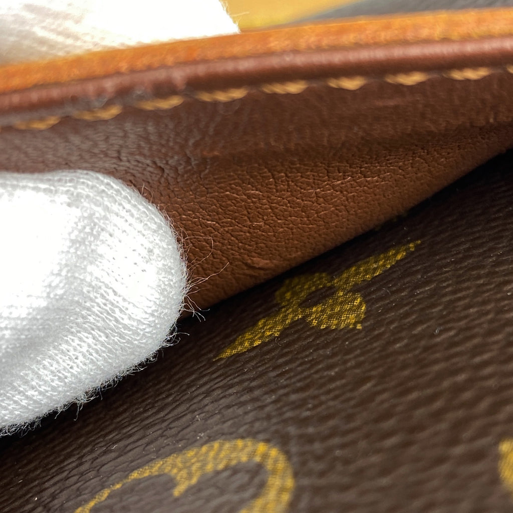 ルイ・ヴィトン ダヌーブ 斜め掛け ショルダーバッグ モノグラム ブラウン M45266 レディース 【中古】brbag