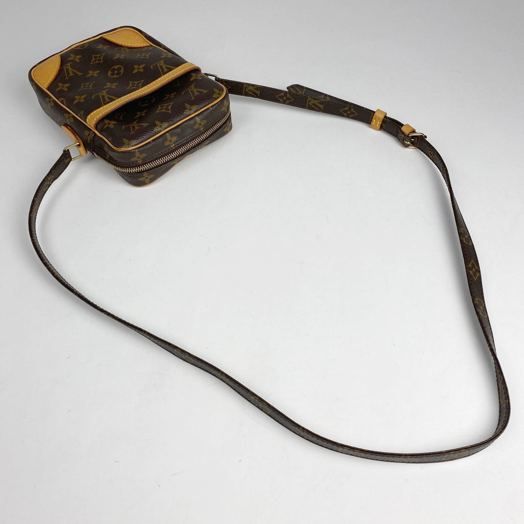ルイ・ヴィトン ダヌーブ 斜め掛け ショルダーバッグ モノグラム ブラウン M45266 レディース 【中古】brbag