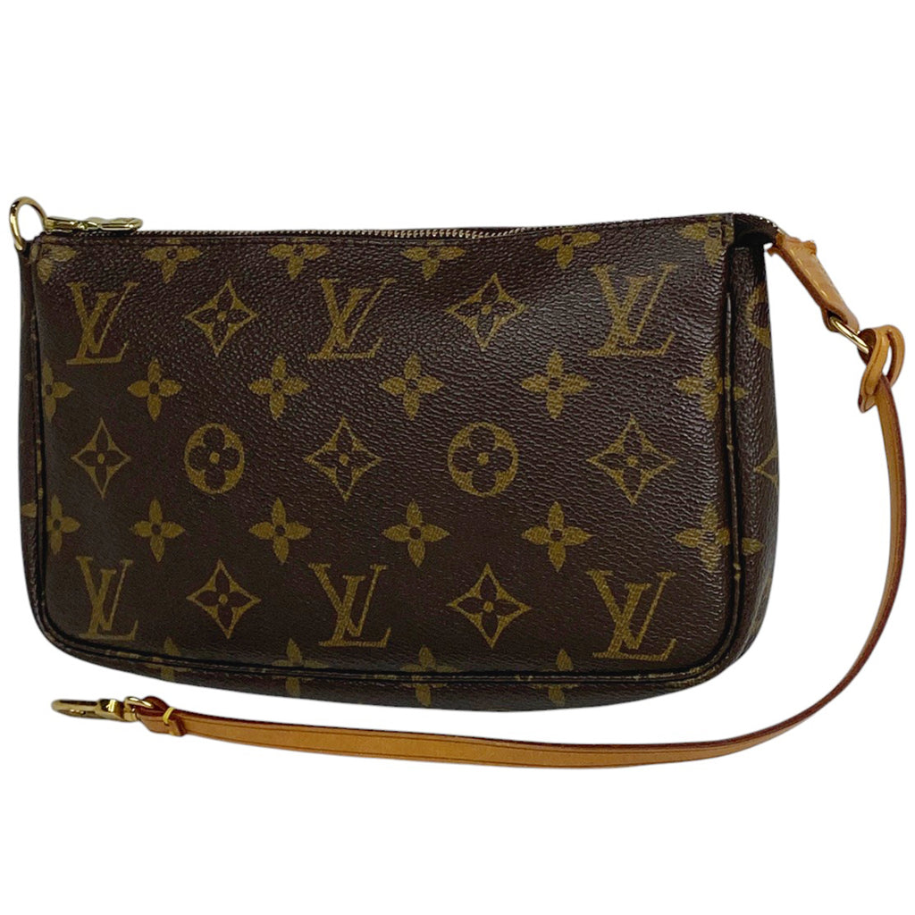 ルイ・ヴィトン ポシェット アクセソワール メイク コスメ アクセサリーポーチ モノグラム ブラウン M51980 レディース 【中古】brbag