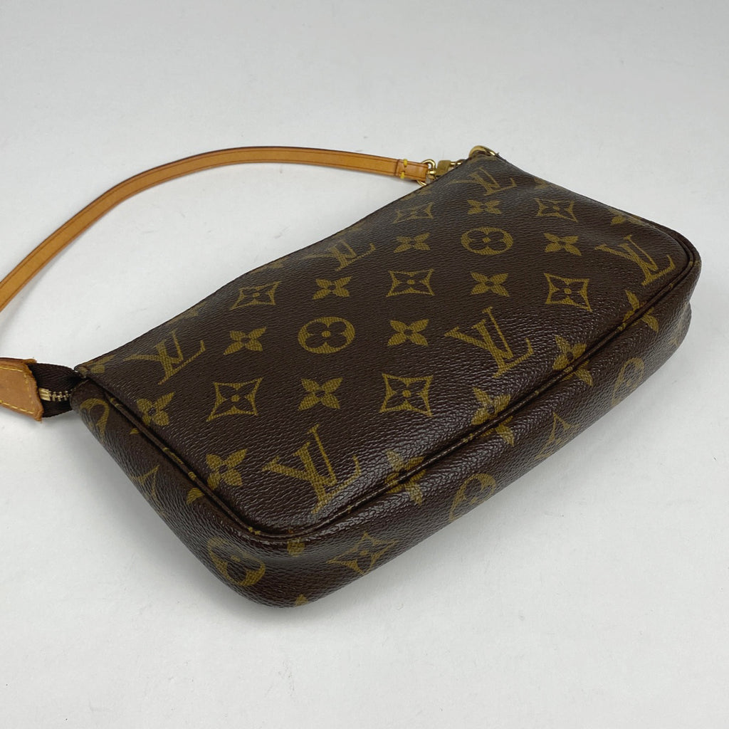 ルイ・ヴィトン ポシェット アクセソワール メイク コスメ アクセサリーポーチ モノグラム ブラウン M51980 レディース 【中古】brbag