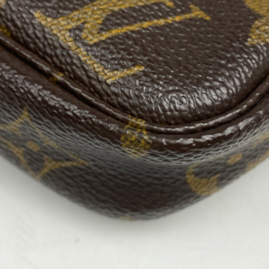 ルイ・ヴィトン ポシェット アクセソワール メイク コスメ アクセサリーポーチ モノグラム ブラウン M51980 レディース 【中古】brbag