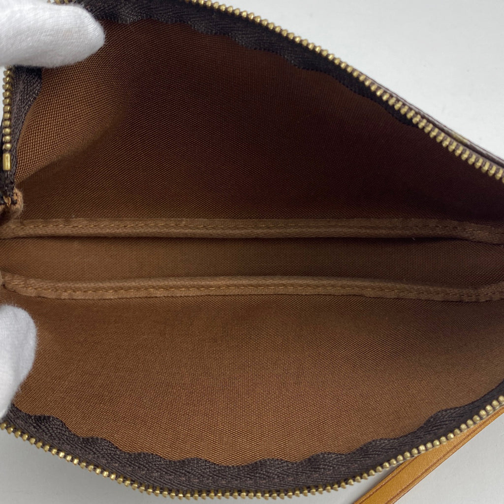 ルイ・ヴィトン ポシェット アクセソワール メイク コスメ アクセサリーポーチ モノグラム ブラウン M51980 レディース 【中古】brbag