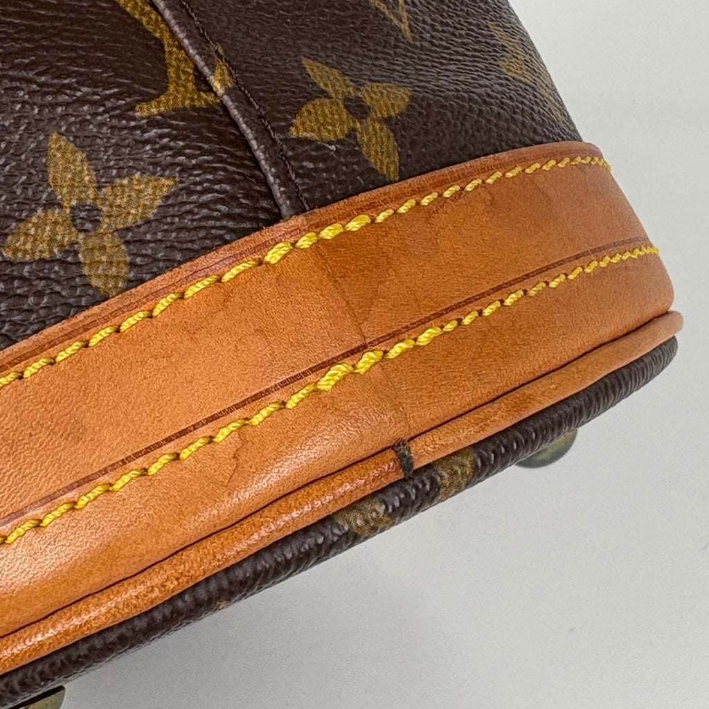 ルイ・ヴィトン プチ バケット PM ショルダーバッグ バケツ型 トートバッグ モノグラム ブラウン M42238 レディース 【中古】brbag