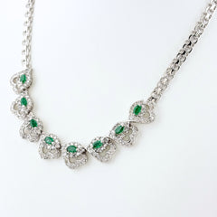 エメラルド ネックレス 750 1.76ct レディース ノンブランドジュエリー 中古 nbjwl
