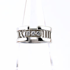 ティファニー アトラス リング リング 13号 750 ダイヤモンド レディース ブランドジュエリー 【中古】brjwl