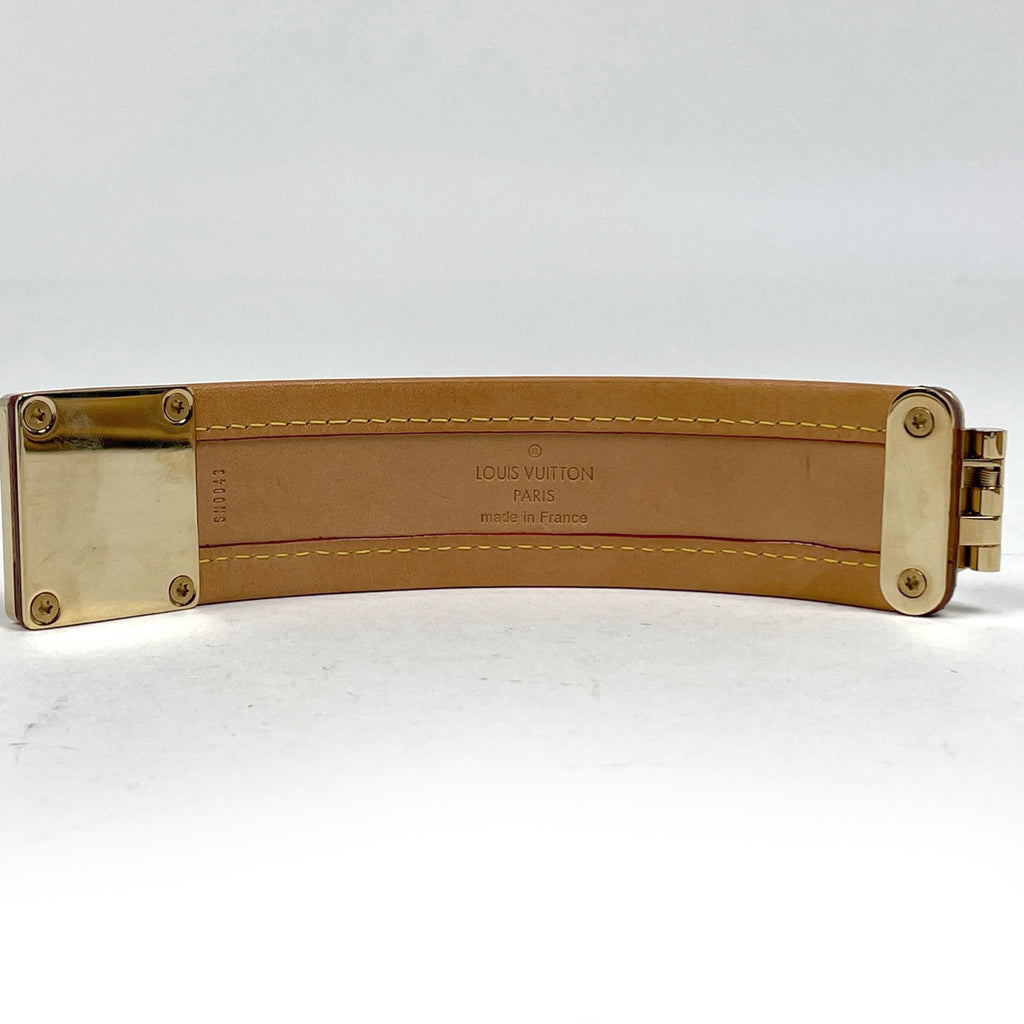 ルイ・ヴィトン ブラスレ セリュール 腕輪 バングル モノグラムマルチカラー ブロン(ホワイト) レディース 【中古】bracc