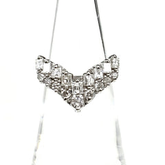 メレダイヤ デザインリング プラチナ 指輪 リング 11号 Pt900 ダイヤモンド レディース ノンブランドジュエリー 【中古】nbjwl