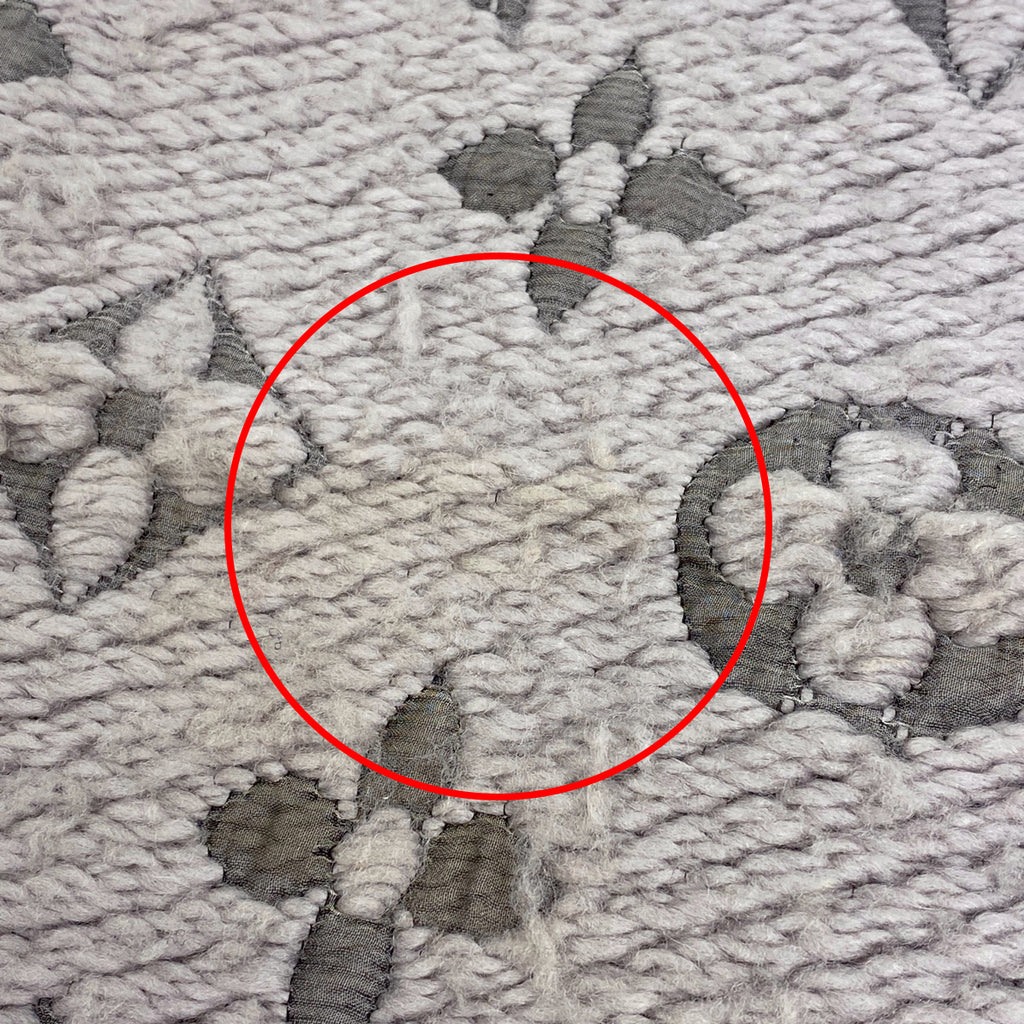 ルイ・ヴィトン エシャルプ ロゴマニア モノグラム マフラー ウール シルク グリペルル (グレー) レディース 【中古】brbag