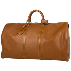 ルイ・ヴィトン キーポル 55 ハンドバッグ 旅行 出張 ボストンバッグ エピ ジパングゴールド M42958 レディース 【中古】brbag