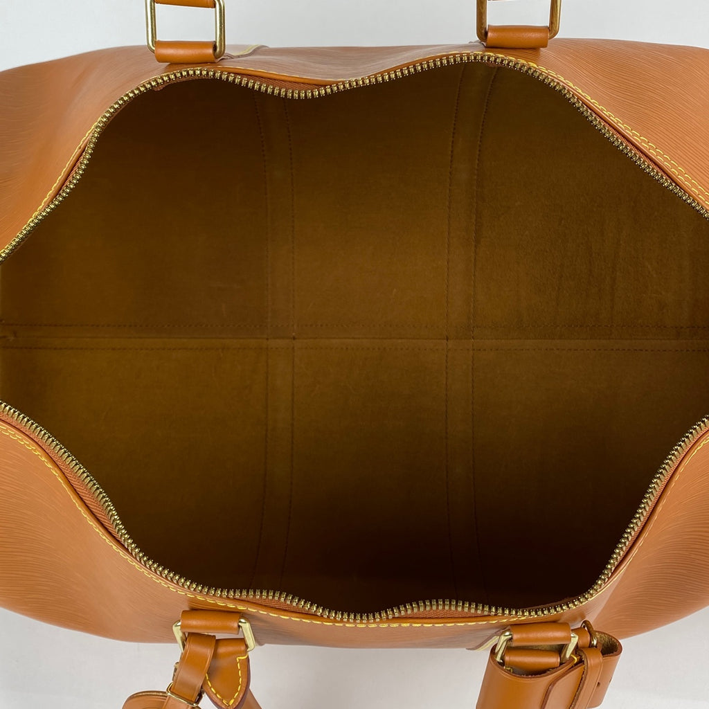 ルイ・ヴィトン キーポル 55 ハンドバッグ 旅行 出張 ボストンバッグ エピ ジパングゴールド M42958 レディース 【中古】brbag