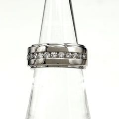 メレダイヤ デザインリング プラチナ 指輪 リング 13号 Pt900 ダイヤモンド レディース 【中古】nbjwl