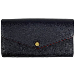 ルイ・ヴィトン ポルトフォイユ サラ 札入れ 小銭入れ 長財布 モノグラムアンプラント マリーヌルージュ M62125 レディース 【中古】brbag