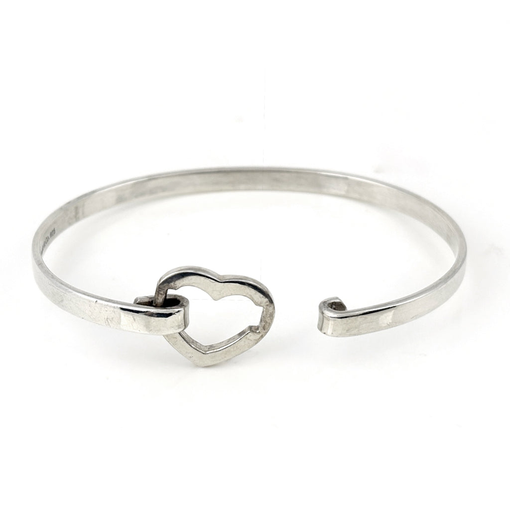 Tiffany 925 シルバー バングル ブレスレット ハート Tiffany & Co