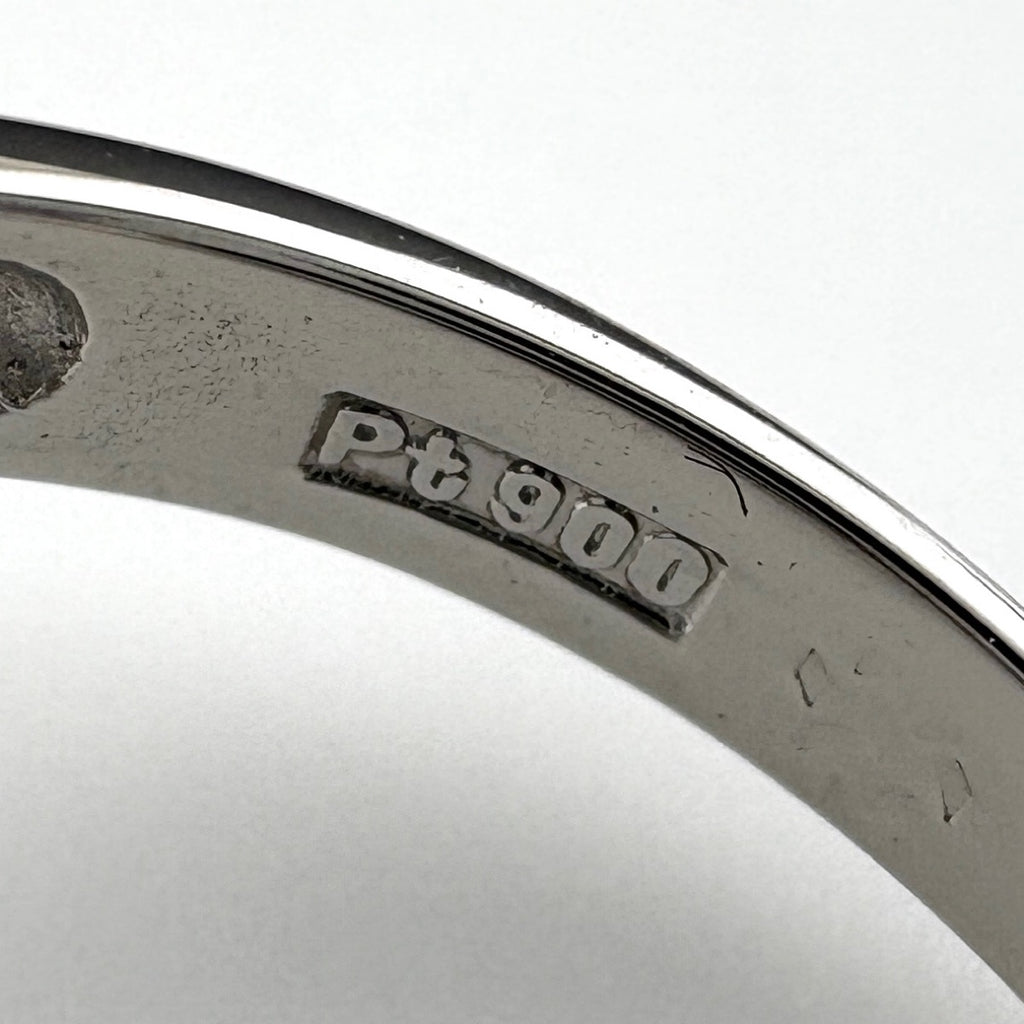 メレダイヤ デザインリング プラチナ 指輪 リング 12号 Pt900 ダイヤモンド レディース 【中古】nbjwl