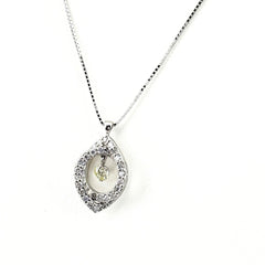 ダイヤモンド デザインネックレス ネックレス Pt900 Pt850 ダイヤモンド レディース ノンブランドジュエリー 【中古】nbjwl