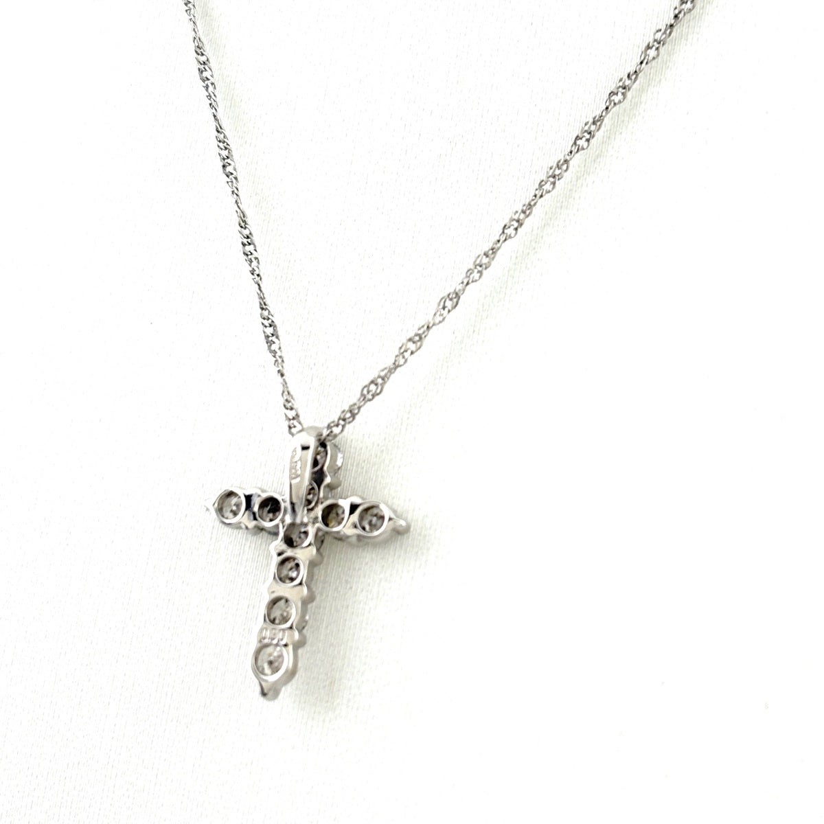 格安! 大型 繊細 クロス ダイヤモンド ネックレス pt850 pt900 メンズ クロスネックレス ダイヤモンド ダイヤ pt900 pt850 プラチナ