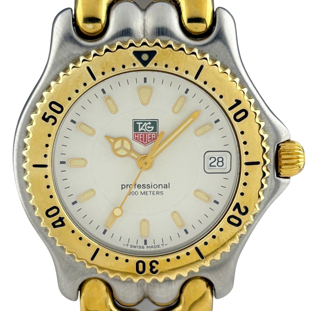 タグホイヤー プロフェッショナル セルシリーズ WG1122-0 腕時計 SS GP クォーツ メンズ 【中古】wtcbb