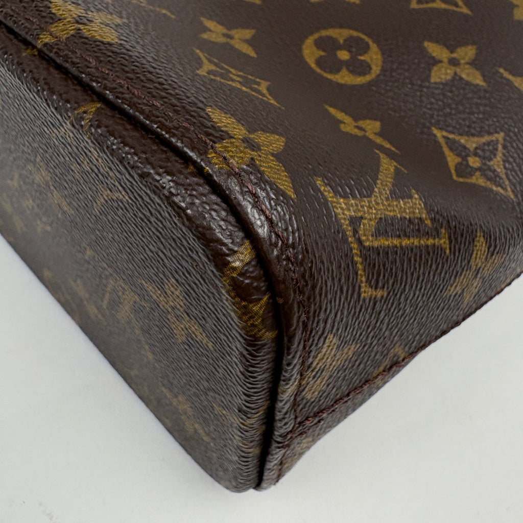 ルイ・ヴィトン ルコ ショルダーバッグ 肩掛け 通勤 トートバッグ モノグラム ブラウン M51155 レディース 【中古】brbag