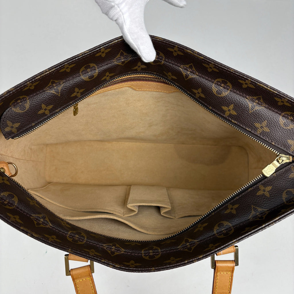 ルイ・ヴィトン ルコ ショルダーバッグ 肩掛け 通勤 トートバッグ モノグラム ブラウン M51155 レディース 【中古】brbag