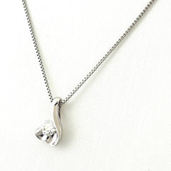 メレダイヤ デザインネックレス プラチナ ペンダント ネックレス Pt900 Pt850 ダイヤモンド レディース ノンブランドジュエリー 【中古】nbjwl