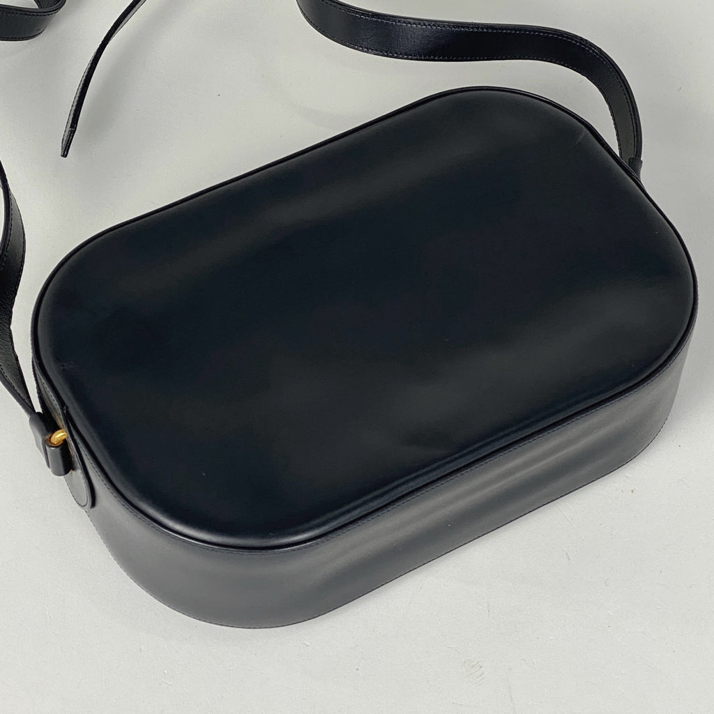 カルティエ サファイアライン ショルダーバッグ レザー ネイビー レディース 【中古】brbag