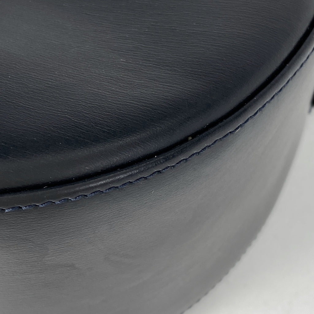 カルティエ サファイアライン ショルダーバッグ レザー ネイビー レディース 【中古】brbag