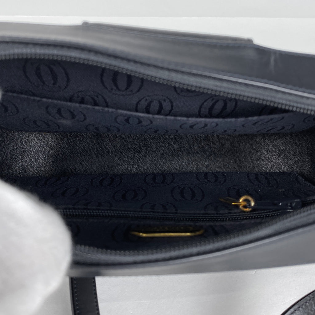 カルティエ サファイアライン ショルダーバッグ レザー ネイビー レディース 【中古】brbag