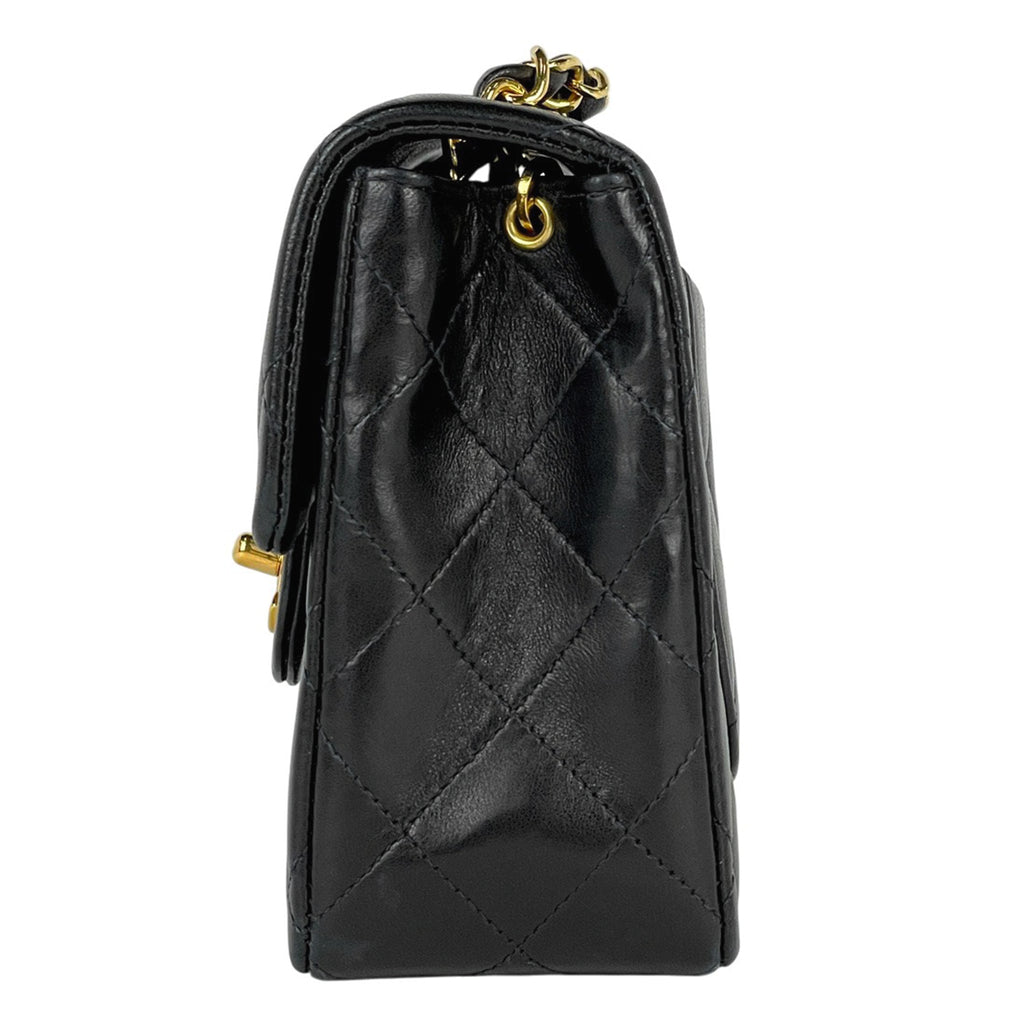 シャネル ミニ マトラッセ シングルフラップ チェーン ショルダーバッグ ココマーク ショルダーバッグ レザー A01115 レディース 【中古】brbag