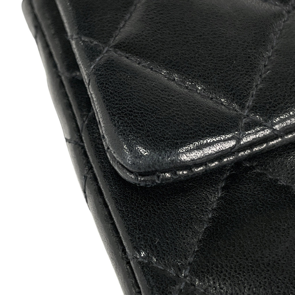 シャネル ミニ マトラッセ シングルフラップ チェーン ショルダーバッグ ココマーク ショルダーバッグ レザー A01115 レディース 【中古】brbag