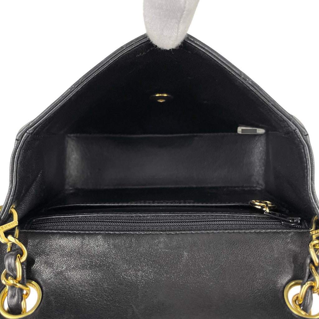 シャネル ミニ マトラッセ シングルフラップ チェーン ショルダーバッグ ココマーク ショルダーバッグ レザー A01115 レディース 【中古】brbag