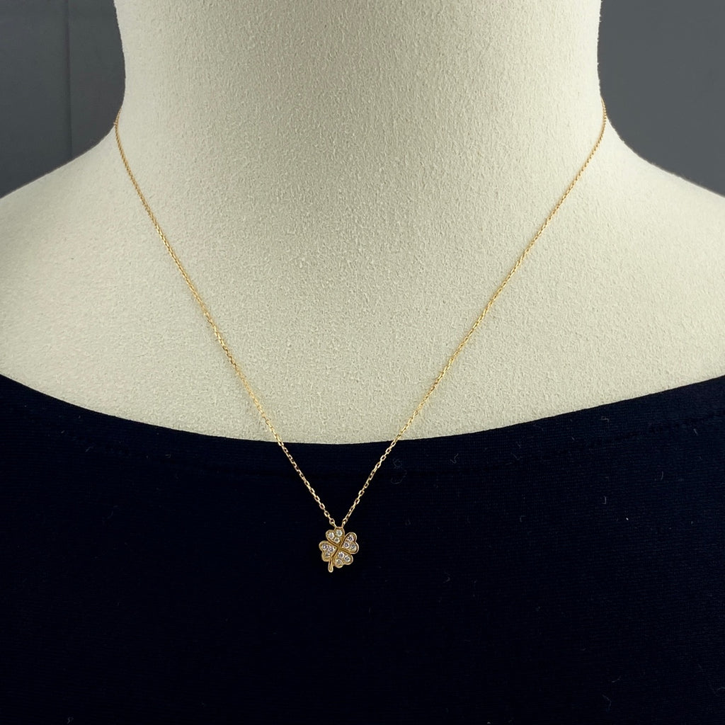 スタージュエリー メレダイヤ デザインネックレス YG イエローゴールド ペンダント ネックレス K18 ダイヤモンド レディース 【中古】brjwl