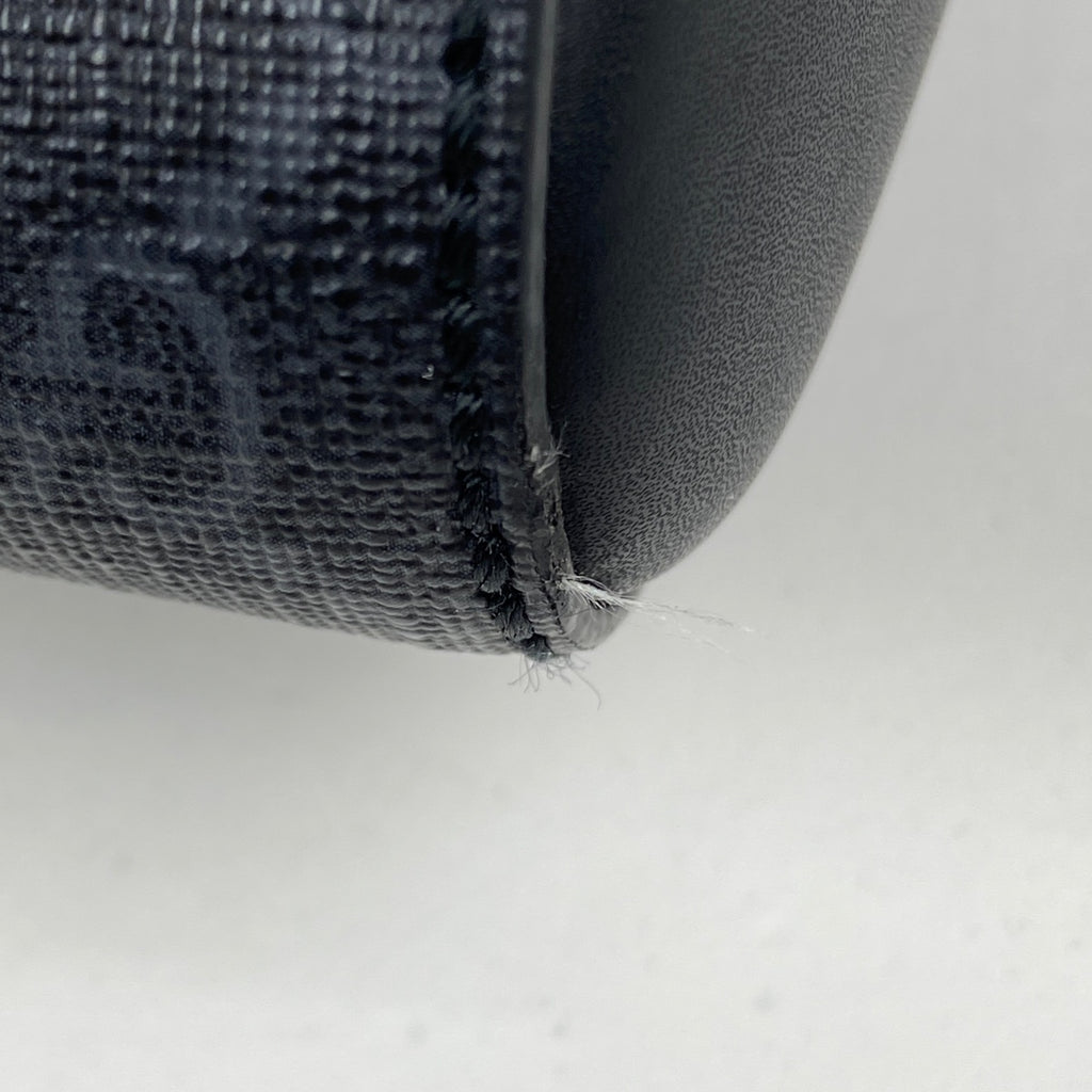 グッチ スモール メッセンジャーバッグ GG柄 シェリーライン ウェブ ショルダーバッグ GGスプリーム ブラック 523599 レディース 【中古】brbag