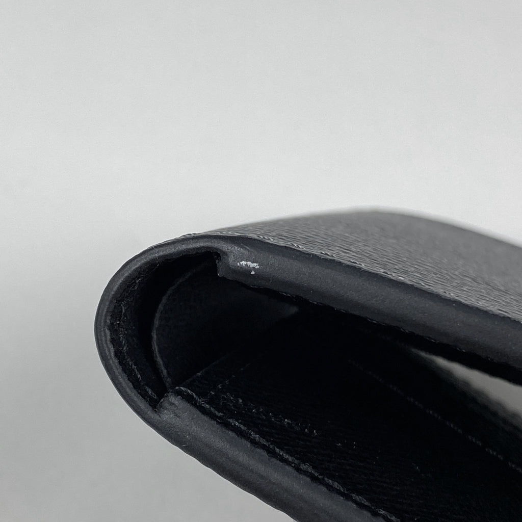 ルイ・ヴィトン ポルトフォイユ スレンダー 札入れ カード入れ モノグラム リバース 二つ折り財布 モノグラムエクリプス グリ(グレー) M80906 メンズ 【中古】brbag