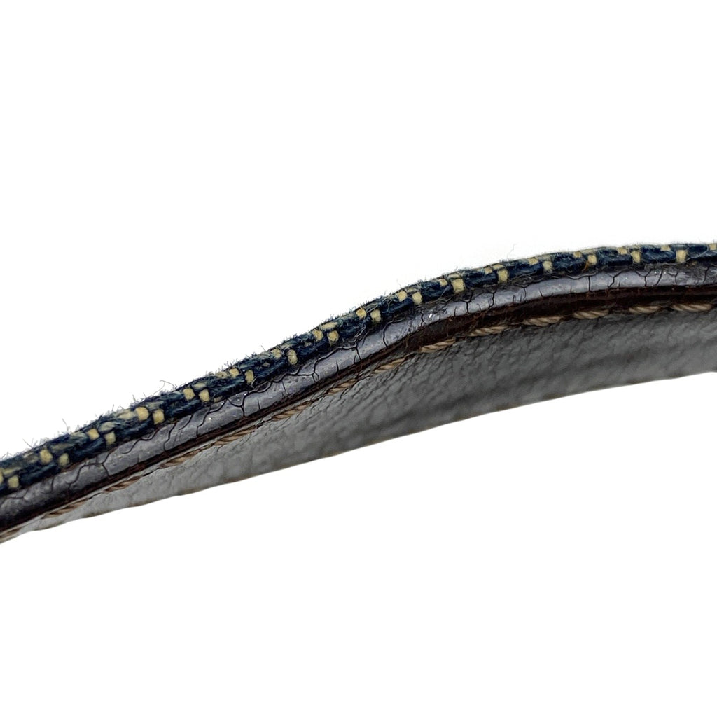 フェンディ ズッカロゴ マンマバケット ビーズ 刺繍 ワンショルダー ショルダーバッグ デニム ブルー 26424 レディース 【中古】brbag