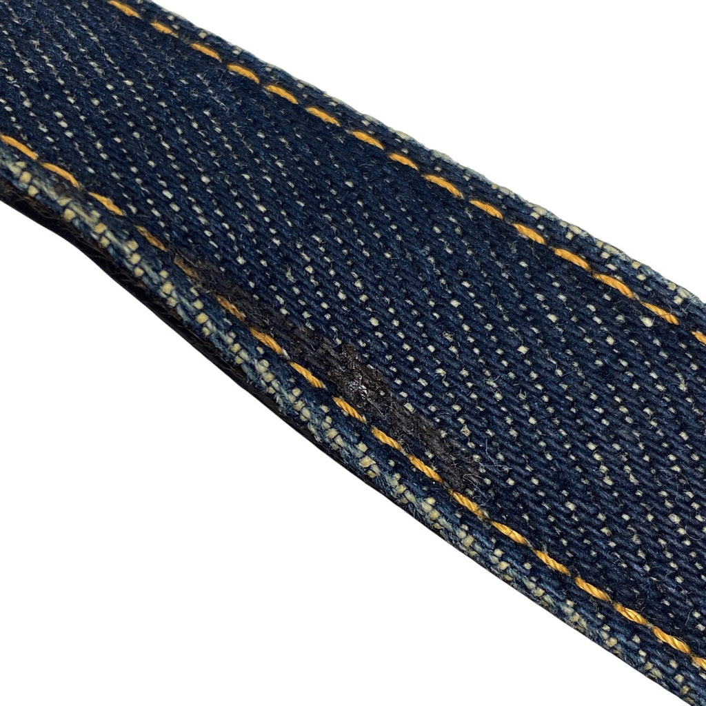 フェンディ ズッカロゴ マンマバケット ビーズ 刺繍 ワンショルダー ショルダーバッグ デニム ブルー 26424 レディース 【中古】brbag