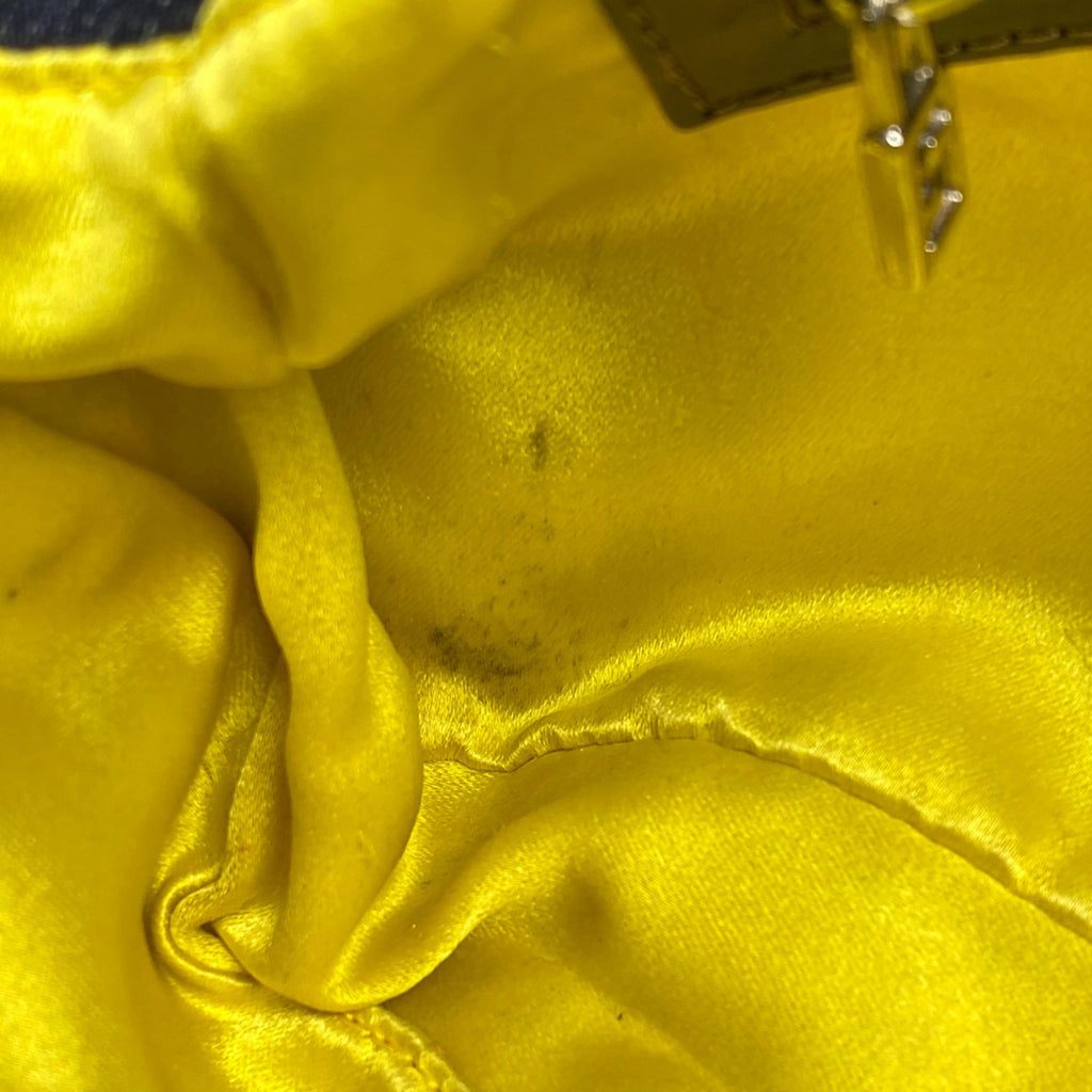 フェンディ ズッカロゴ マンマバケット ビーズ 刺繍 ワンショルダー ショルダーバッグ デニム ブルー 26424 レディース 【中古】brbag