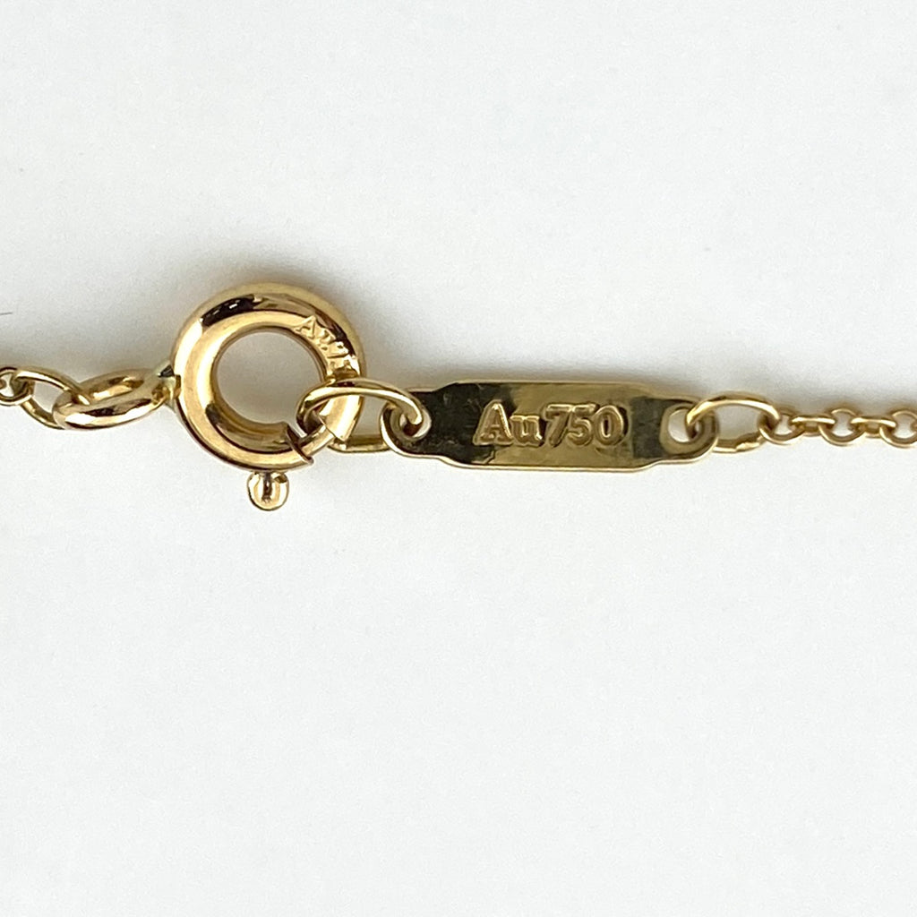 ティファニー ジャンシャランバージェ ネックレス プラチナ YG イエローゴールド ペンダント ネックレス 750 Pt900 ダイヤモンド レディース 【中古】brjwl