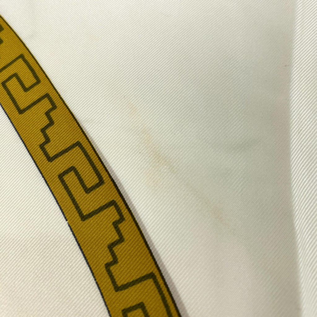 エルメス カレ 90 CHARREADA チャレアーダ カウボーイ 馬 ロデオ スカーフ シルク ブラック マルチカラー レディース 【中古】brbag