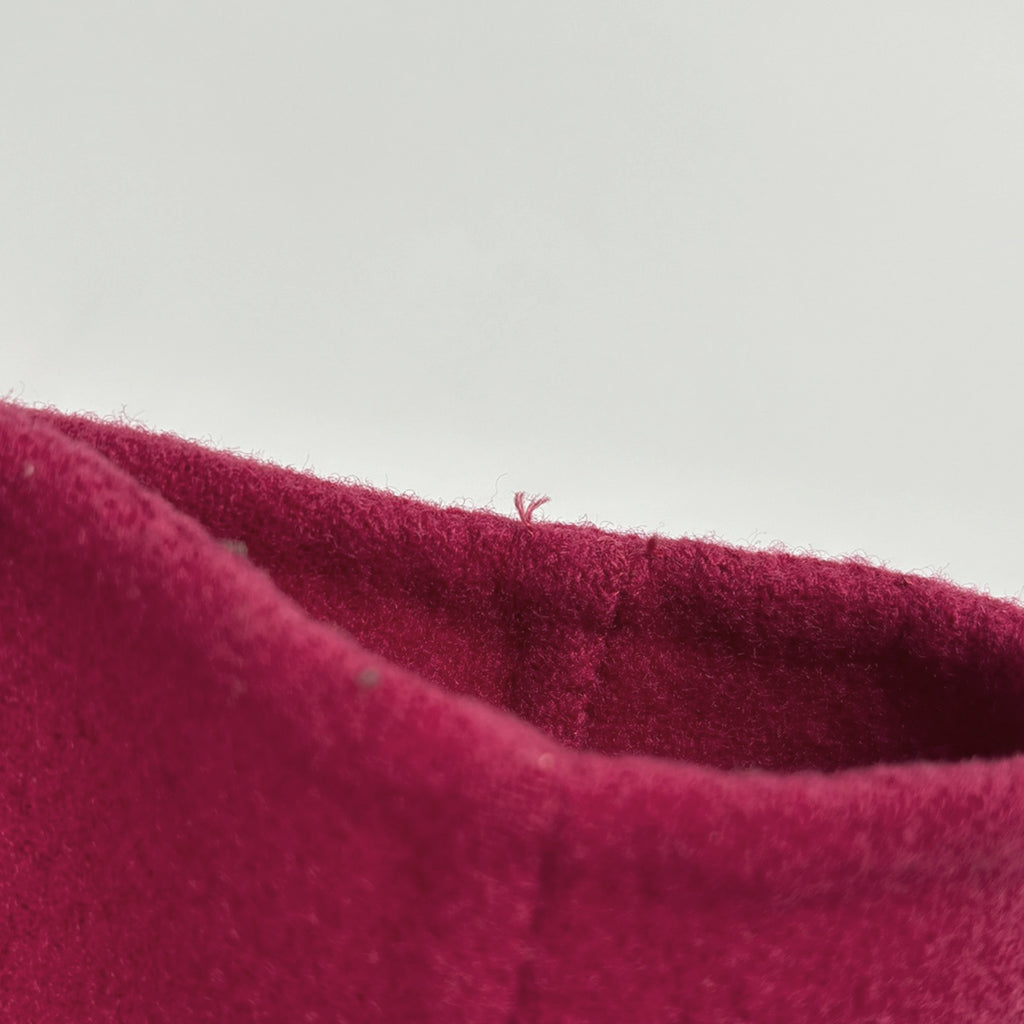 イヴ・サンローラン ノーカラー ジャケット ショート アウター ノーカラージャケット 毛 ピンク レディース ブランドアパレル 【中古】brapp