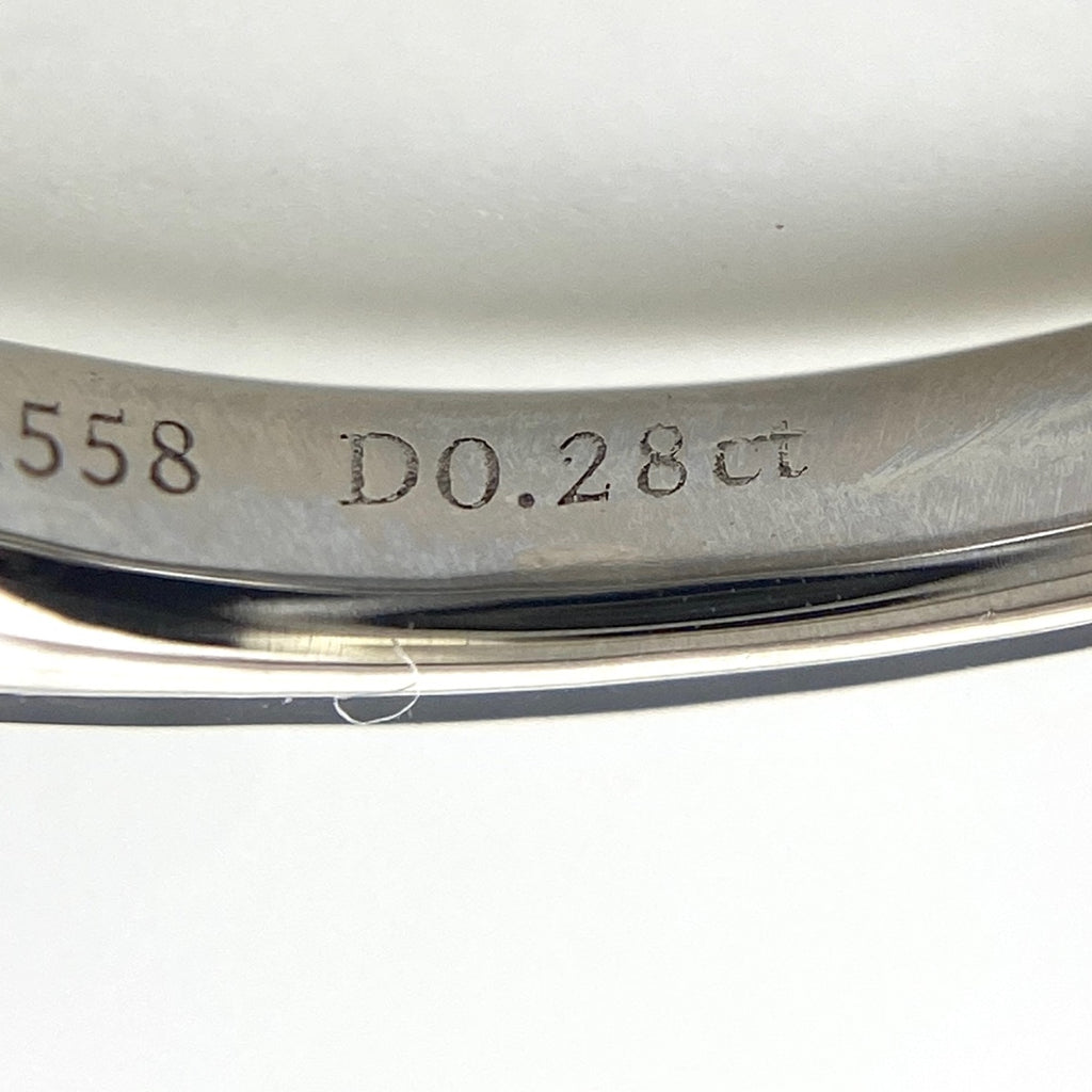 ティファニー ハーモニー ハーフサークル ダイヤ リング プラチナ 指輪 リング 4号 Pt950 ダイヤモンド レディース 【中古】brjwl