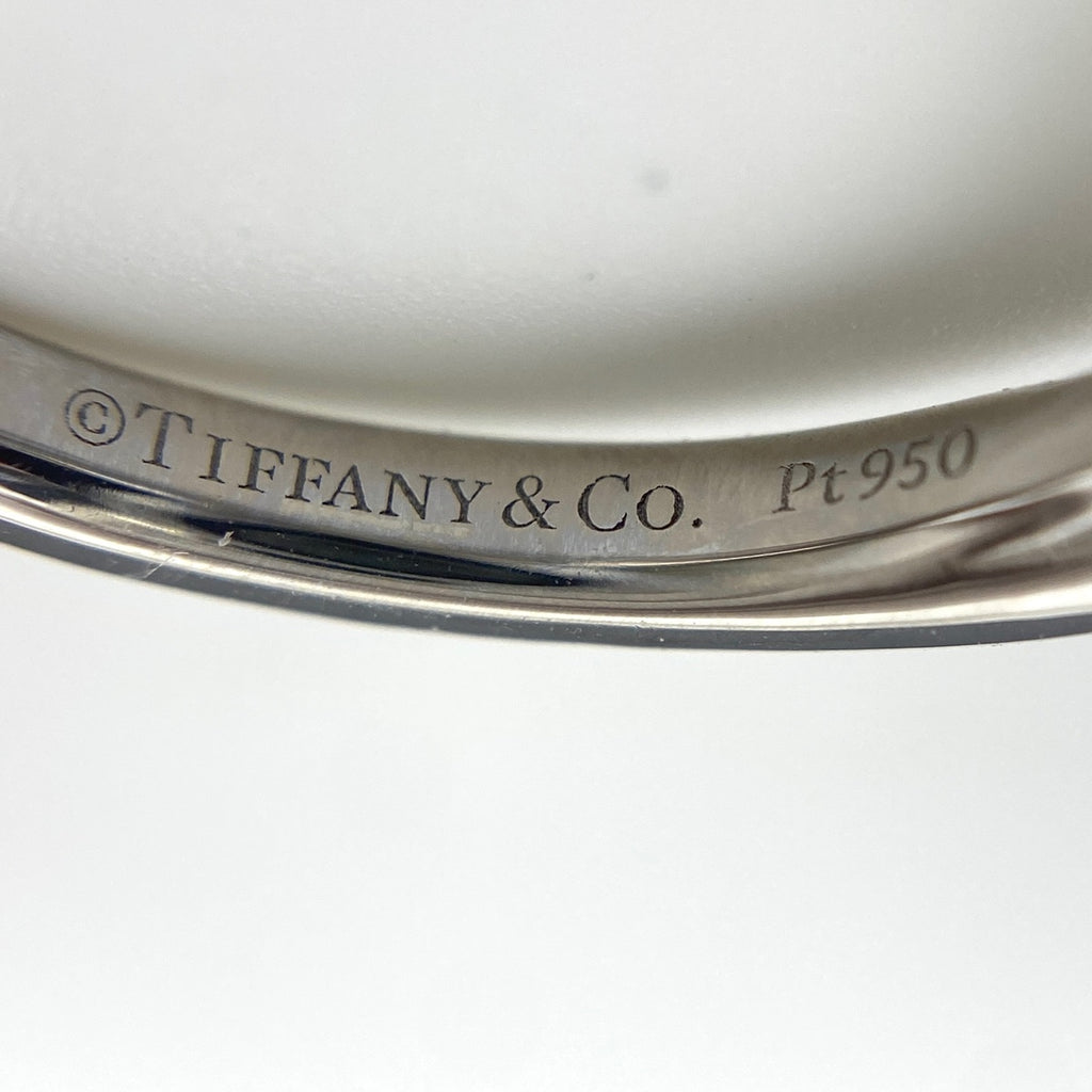 ティファニー ハーモニー ハーフサークル ダイヤ リング プラチナ 指輪 リング 4号 Pt950 ダイヤモンド レディース 【中古】brjwl
