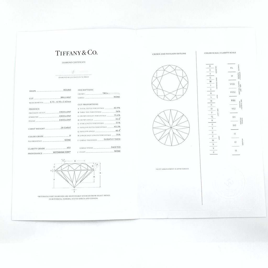 ティファニー ハーモニー ハーフサークル ダイヤ リング プラチナ 指輪 リング 4号 Pt950 ダイヤモンド レディース 【中古】brjwl