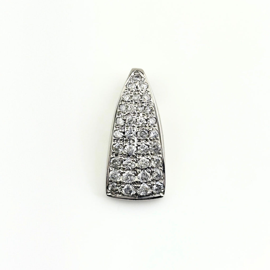 メレダイヤ ペンダントトップ プラチナ ペンダントトップ Pt900 ダイヤモンド レディース ノンブランドジュエリー 【中古】nbjwl