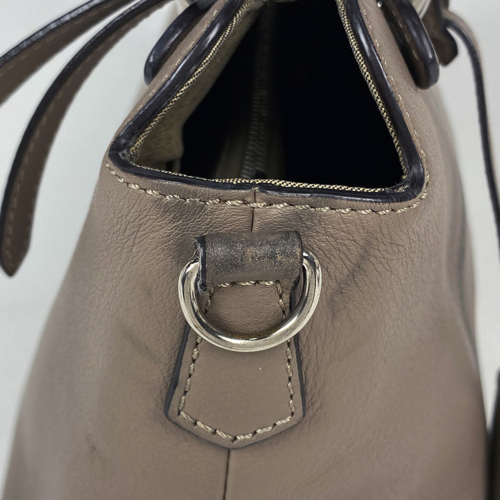 フェンディ バイザウェイ ミディアム ハンドバッグ 2WAY ショルダーバッグ ハンドバッグ レザー グレージュ 8BL146 レディース 【中古】brbag