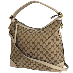 グッチ インターロッキングG ハンドバッグ 2WAY ショルダーバッグ ハンドバッグ GGキャンバス ベージュ 326514 レディース ブランドバッグ・小物 【中古】brbag