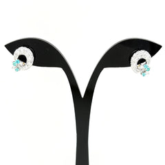 タサキ Pt900 WG YG K18 K14 パライバトルマリン イヤリング 0.15ct レディース ブランドジュエリー 中古 brjwl